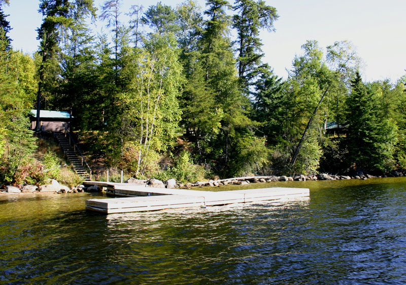 Cliff Lake Outpost modern dock